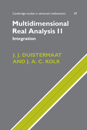 Multidimensional Real Analysis II
