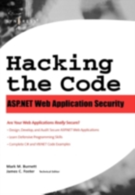 Hacking the code: ASP.NET Web application security