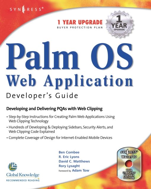 Palm Os Web Application: Developer's Guide : Developing and Delivering Pqas With Web Clipping