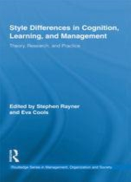 Style Differences in Cognition, Learning, and Management