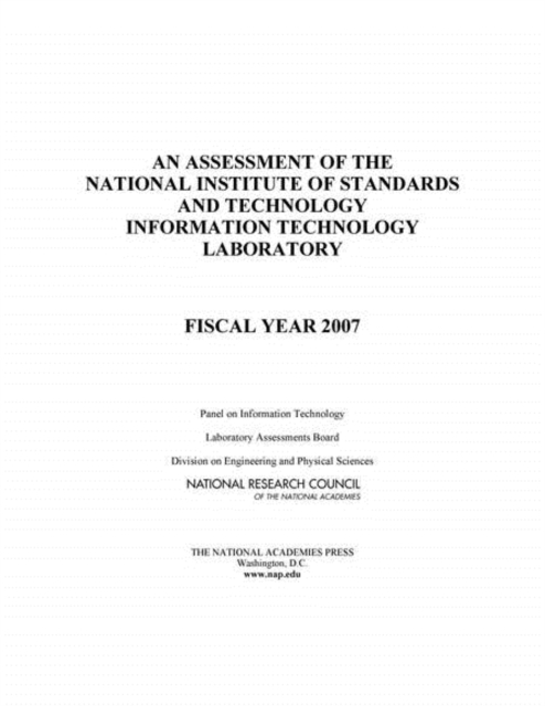 An Assessment of the National Institute of Standards and Technology Information Technology Laboratory
