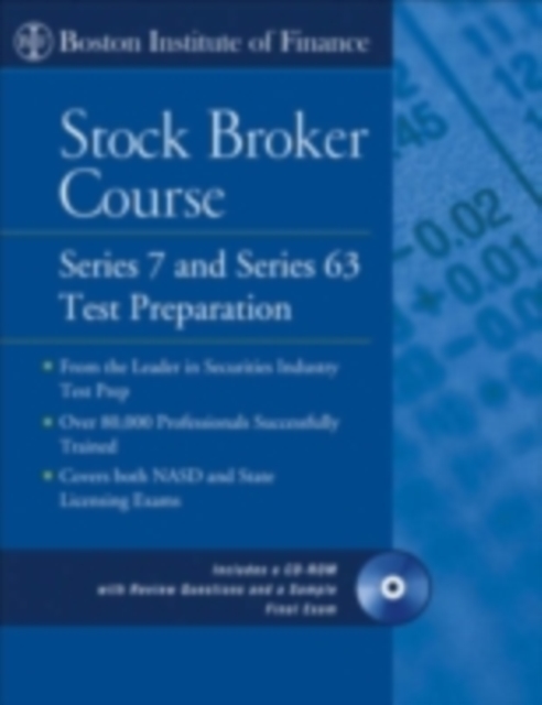 The Boston Institute of Finance stockbroker course: series 7 and series 63 test prep