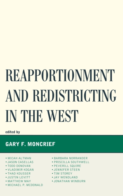 Reapportionment and redistricting in the West