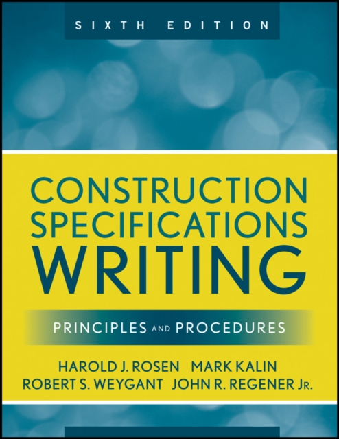 Construction specifications writing