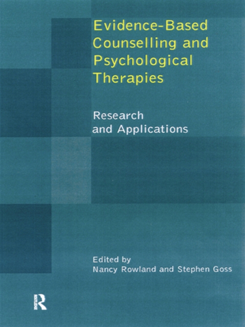 Evidence-Based Counselling and Psychological Therapies
