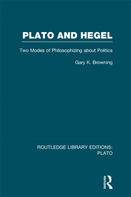 Plato and Hegel
