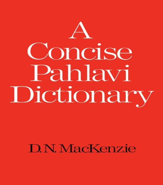 A Concise Pahlavi Dictionary