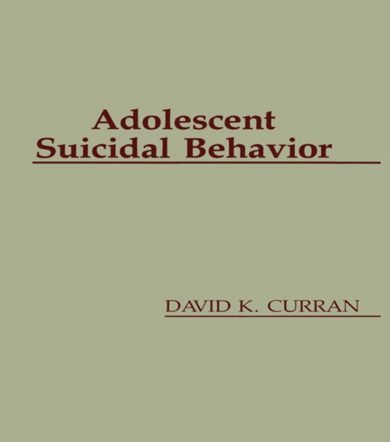 Adolescent suicidal behavior
