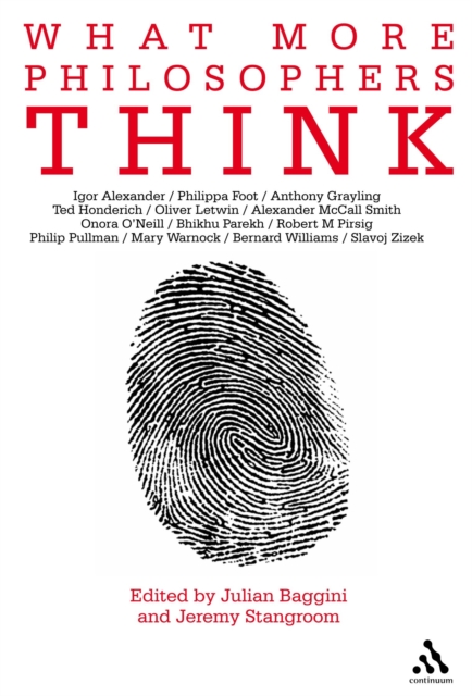 What more philosophers think