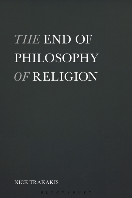The end of philosophy of religion