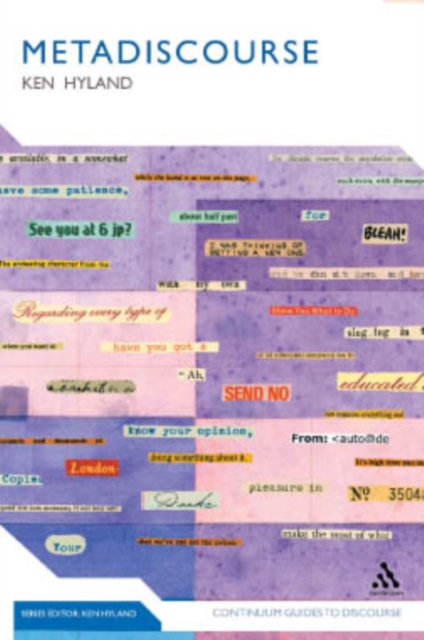 Metadiscourse : exploring interaction in writing