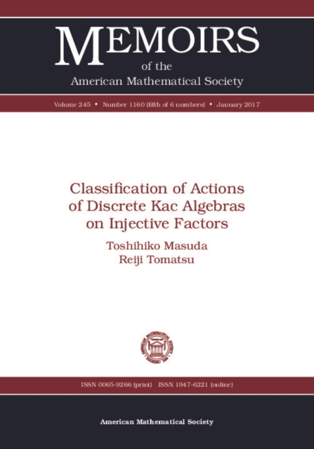 Classification of actions of discrete Kac algebras on injective factors