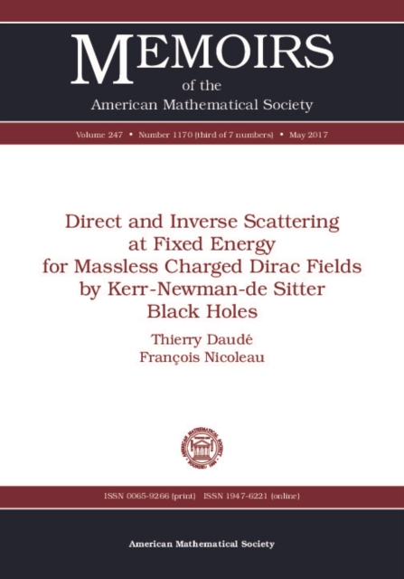 Direct and inverse scattering at fixed energy for massless charged Dirac fields by Kerr-Newman-de Sitter black holes