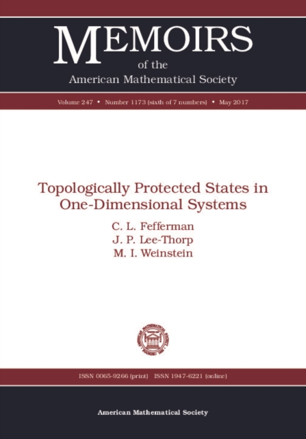 Topologically Protected States in One-Dimensional Systems