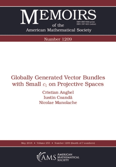 Globally generated vector bundles with small c1 on projective spaces