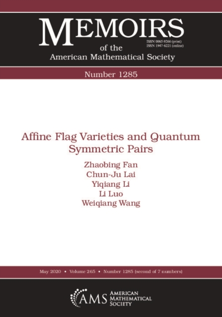 Affine flag varieties and quantum symmetric pairs