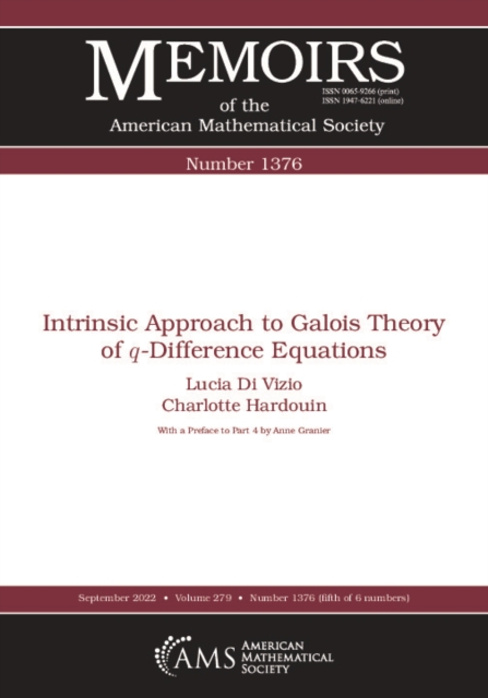 Intrinsic approach to Galois theory of q-difference equations