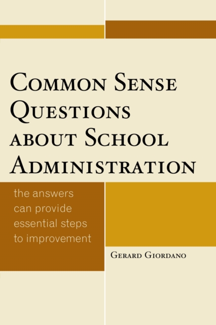 Common sense questions about school administration