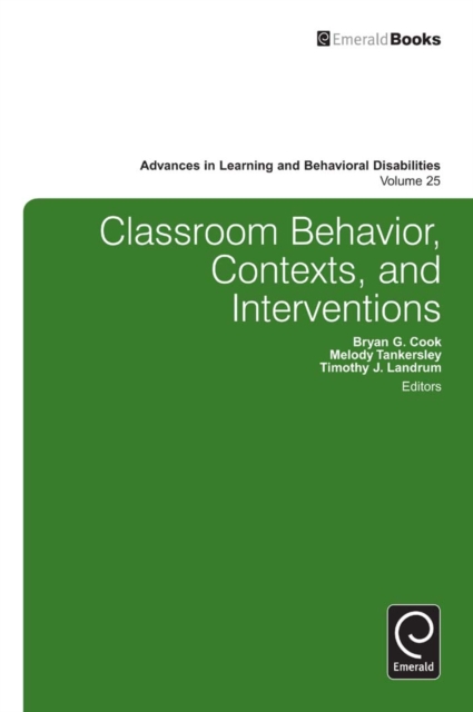 Classroom behavior, contexts, and interventions