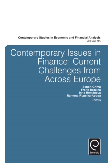 Contemporary Issues in Finance: Current Challenges from Across Europe