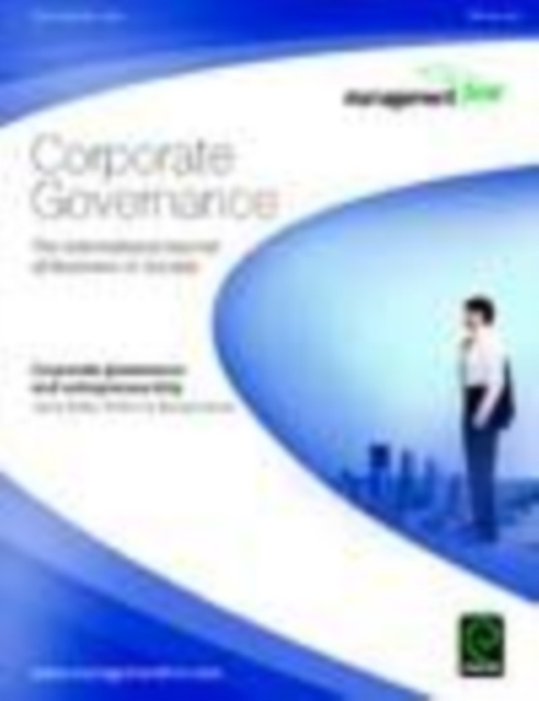 Corporate Governance And Entrepreneurship