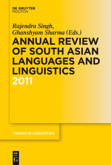 Annual Review of South Asian Languages and Linguistics: 2011