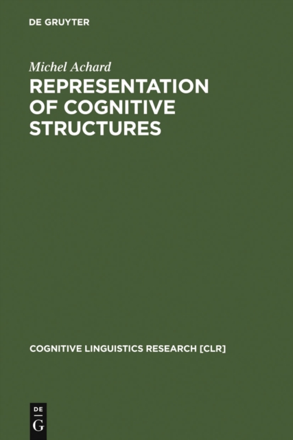 Representation of cognitive structures : syntax and semantics of French sentential complements