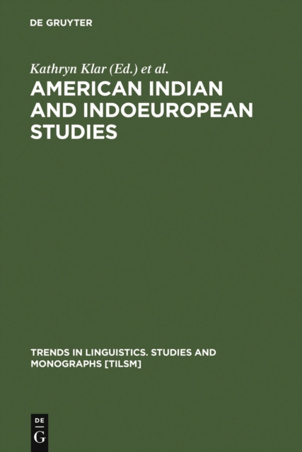 American Indian and Indoeuropean studies : papers in honor of Madison S. Beeler