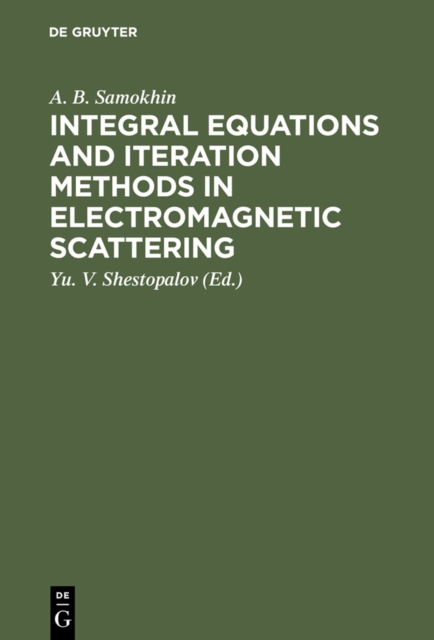 Integral equations and iteration methods in electromagnetic scattering