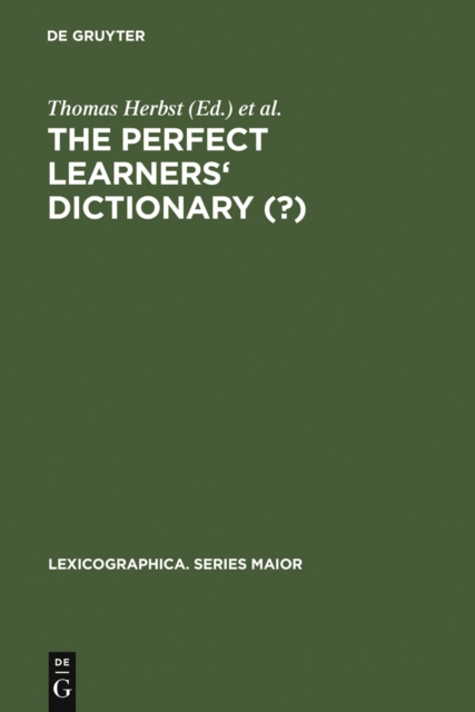 The perfect learners' dictionary (?)