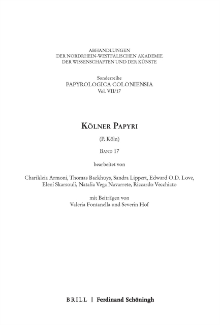 Kolner Papyri