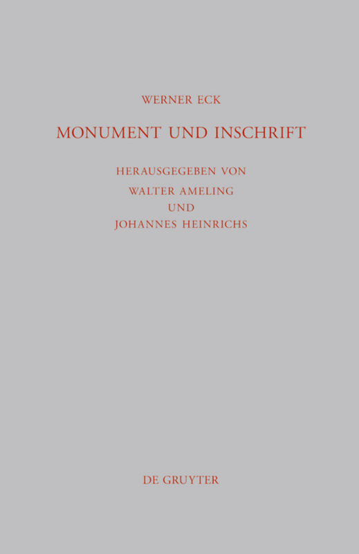 Monument und Inschrift