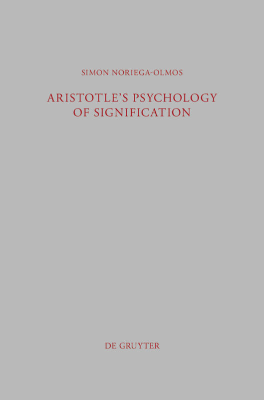 Aristotle's Psychology of Signification