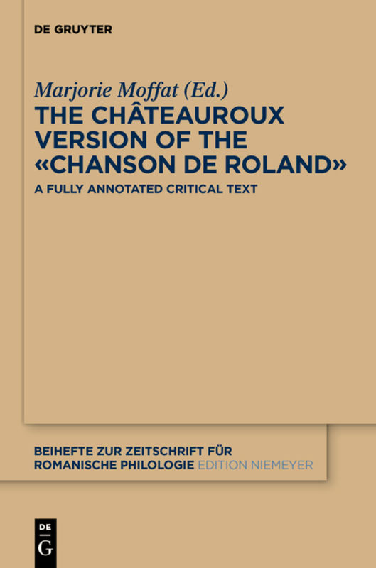 The Châteauroux Version of the \Chanson de Roland\