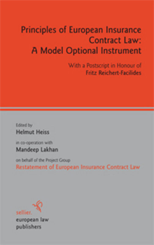 Principles of European Insurance Contract Law