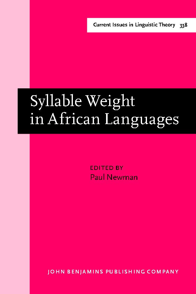 Syllable Weight in African Languages