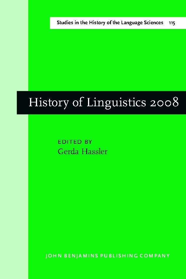 History of Linguistics 2008