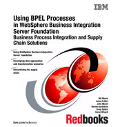 Using BPEL Processes in WebSphere Business Integration Server Foundation Business Process Integration and Supply Chain Solutions