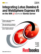Integrating Lotus Domino 6 and WebSphere Express V5 on the IBM eServer iSeries Server