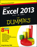 Excel 2013 all-in-one for dummies