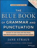 The Blue Book of Grammar and Punctuation: An Easy-to-Use Guide with Clear Rules, Real-World Examples, and Reproducible Quizzes, 11th Edition